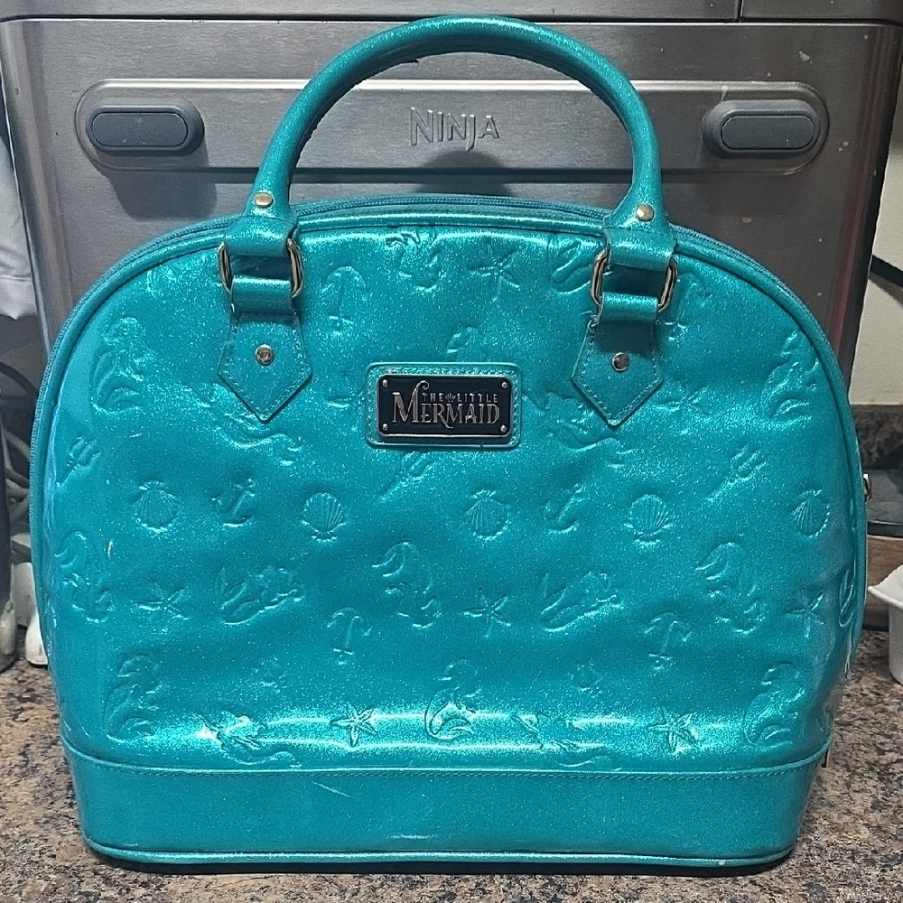 Teal Embossed Women's Bag